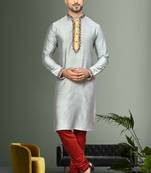 Mens embroidered kurta pyjama