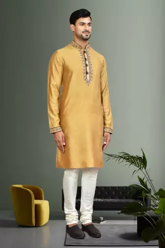 Mens embroidered kurta pyjama