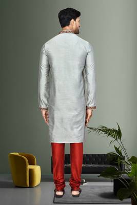 Mens embroidered kurta pyjama 2