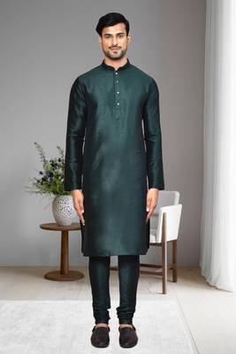 Mens plain kurta pyjama 1