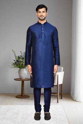 Mens plain kurta pyjama 1