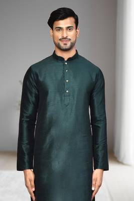 Mens plain kurta pyjama 3