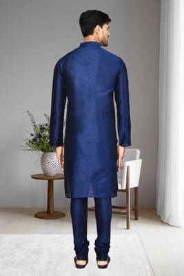 Mens plain kurta pyjama 2