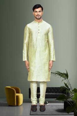 Mens plain kurta pyjama 1