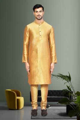 Mens plain kurta pyjama 1