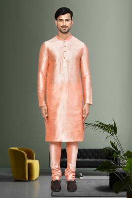Mens plain kurta pyjama 1