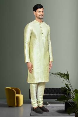 Mens plain kurta pyjama 4
