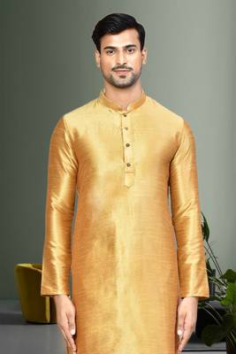 Mens plain kurta pyjama 3