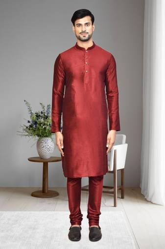 Mens plain kurta pyjama