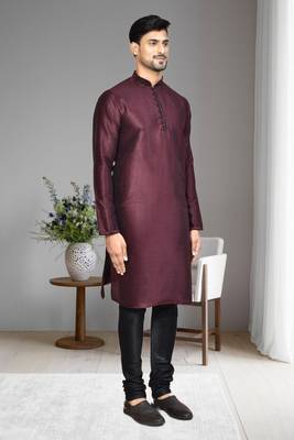Mens embroidered kurta pyjama 4