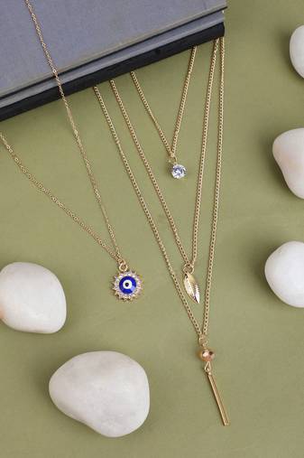 Set of 2 Minimal Contemporary Design chains For Women Ans Girls