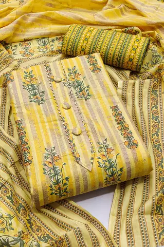 Exclusive women's chanderi dress material