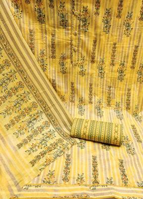Exclusive women's chanderi dress material 4