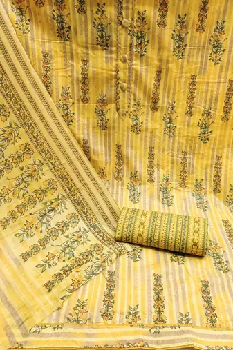 Exclusive women's chanderi dress material