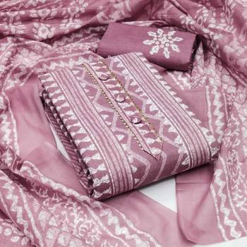 Women's charming cotton print ensemble comfort and style combined 1