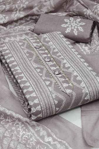 Women's charming cotton print ensemble comfort and style combined