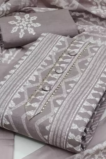 Women's charming cotton print ensemble comfort and style combined