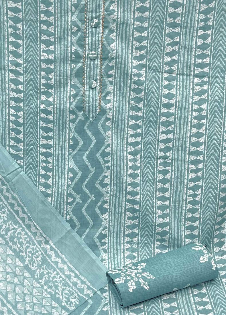 Women's charming cotton print ensemble comfort and style combined