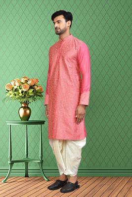 Mens silk dhoti kurta 3
