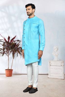 Mens silk kurta pajama 3
