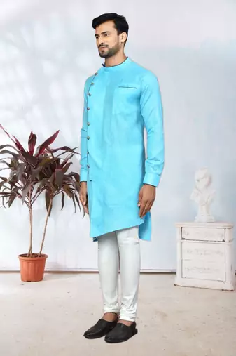 Mens silk kurta pajama