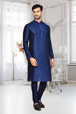 Mens silk kurta pajama 4