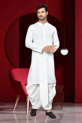 Mens cotton dhoti kurta 1
