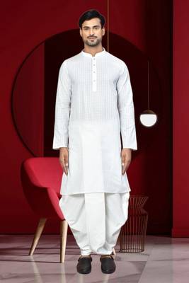 Mens cotton dhoti kurta 2
