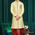 Mens silk embroidered dhoti kurta