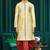Mens silk embroidered dhoti kurta