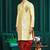 Mens silk embroidered dhoti kurta