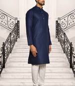 Mens cotton plain kurta pajama