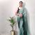 light Colour Rangoli Silk Fabric Ready To Wear Saree WITH UN-STITCHED BLOUSE