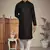 Mens cotton plain kurta pajama