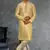 Mens silk embroidered kurta pajama