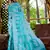 Blue Cotton Jamdani Sarees With Blouse