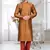 Mens silk plain kurta pajama
