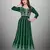 Green Colour Chikankari Work Embroidered Georgette Fabric Kurti