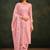 Ethnic Pink Colour Resham Embroidery Work Fancy Partywear Salwaar Kameez