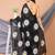 Black & White Pure cotton Sunflower design Handloom Saree with blouse