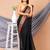 Black & Multi pure cotton floral design taant saree without blouse