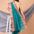 Green & Multi pure cotton floral design taant saree without blouse