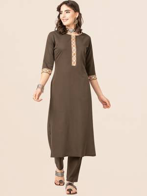 Clemira Green Color Embroidered Women'S Kurta Palazzo Set 4