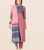 Clemira Black Color Embroidered Women'S Kurta Palazzo Dupatta Set