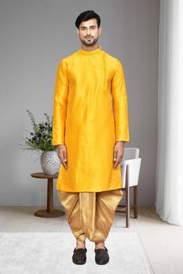 Mens embroidered dhoti kurta 1