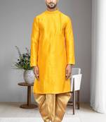 Mens embroidered dhoti kurta