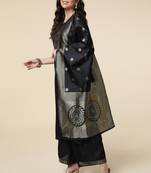 Clemira Green Color Embroidered Women'S Kurta Palazzo Set