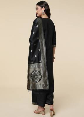 Clemira Green Color Embroidered Women'S Kurta Palazzo Set 3