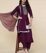 Clemira Yellow Color Embroidered Women'S Kurta Palazzo Dupatta Set