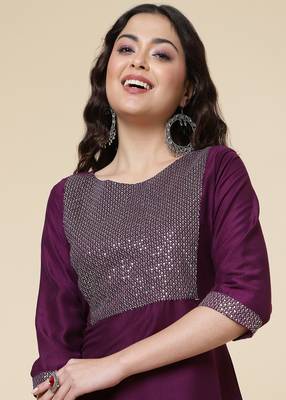 Clemira Yellow Color Embroidered Women'S Kurta Palazzo Dupatta Set 5
